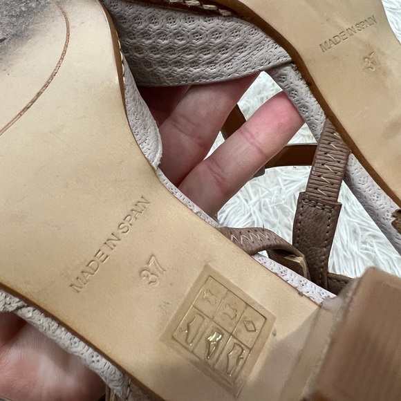 Sundance pointed stacked heel ankle strap - size 37 US 6.5 - Picture 3 of 8